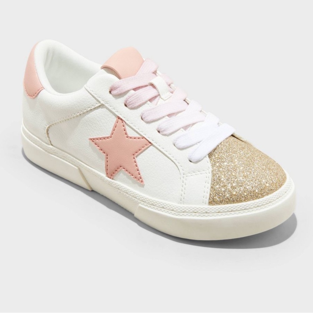 New Girls’ Kaitlyn Court Sneakers – art class™
Pink | Kids Girl Size 4
